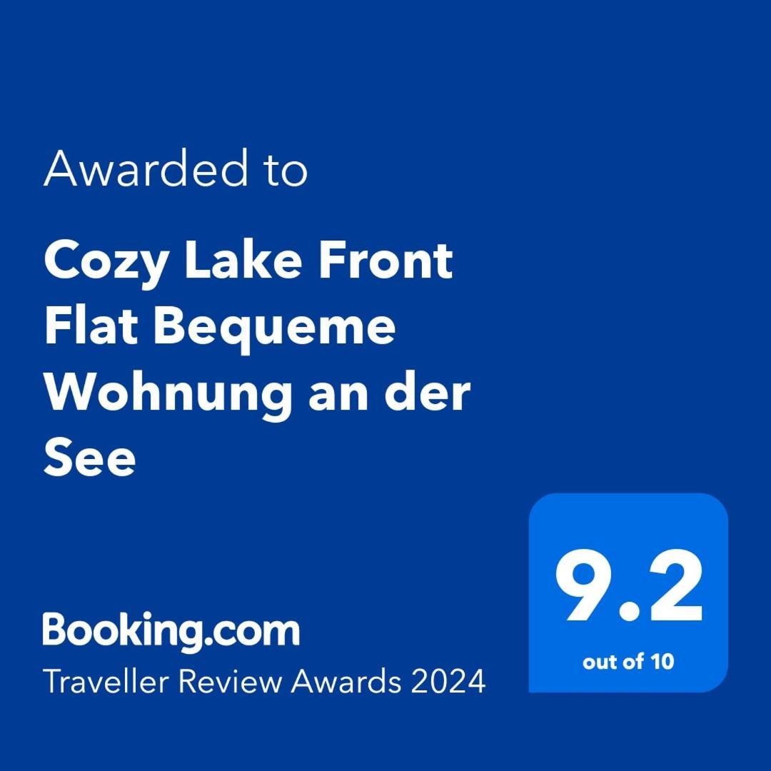 Cozy Lake Front Flat Bequeme Wohnung An Der See Поградец Екстериор снимка